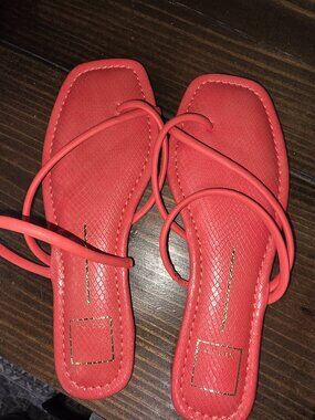 Dolce Vita Orange Sandals Sz 9.5 NWT